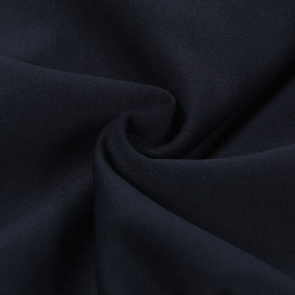 CM.YAYA Conjunto de dos piezas de chaqueta de manga larga y pantalón ancho para mujer, con empalme de perlas, para invierno y otoño de 2024