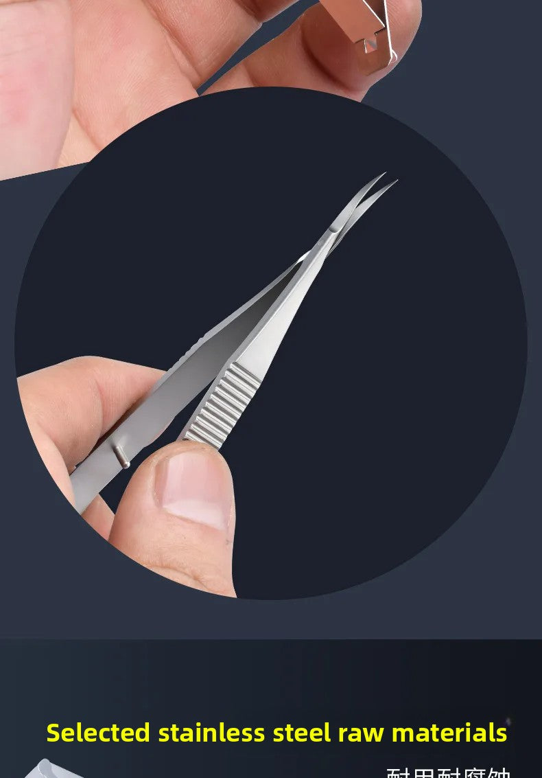 Russian Dovetail Scissors Beauty Nail Nail Removal Dead Skin Nail Barbs Curved StainlessSteel Spring Dead Skin Scissors