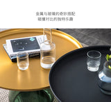 Artistic Glass Coffee Tables, Creative Design End Tables for Living Room , Stylish Accent Tea Table with Various Sizes & Colors