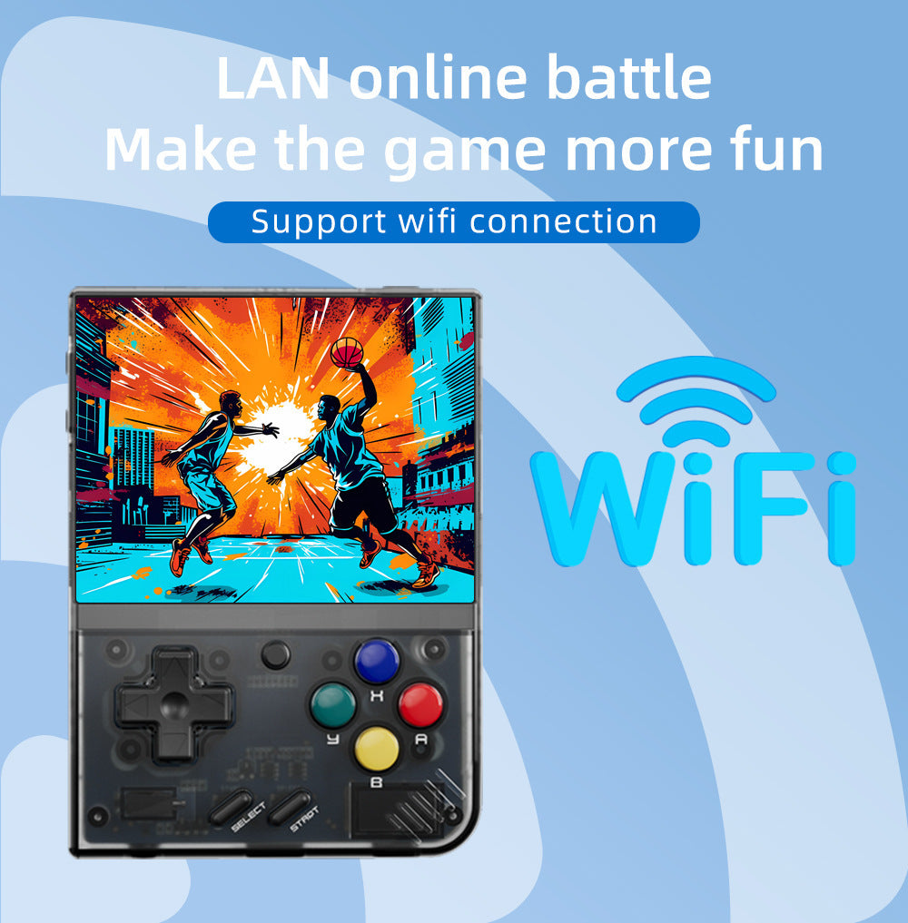 Consola de juegos portátil MIYOO Mini Plus, pantalla IPS clásica de 3,5 pulgadas, sistema Linux, regalo de Navidad, consola de juegos retro
