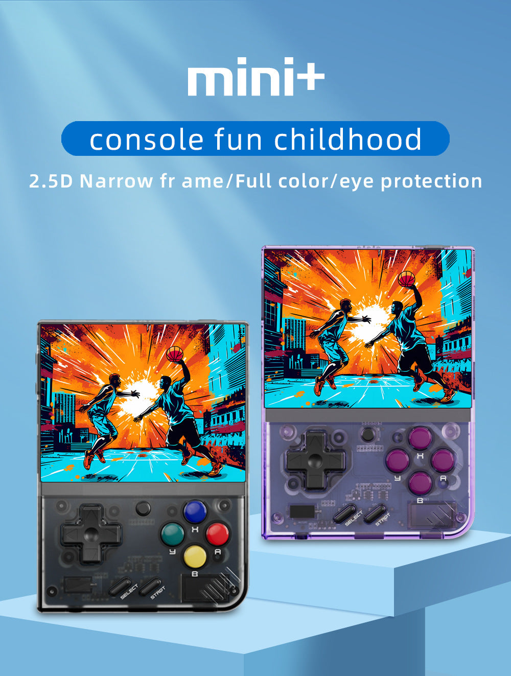 Consola de juegos portátil MIYOO Mini Plus, pantalla IPS clásica de 3,5 pulgadas, sistema Linux, regalo de Navidad, consola de juegos retro