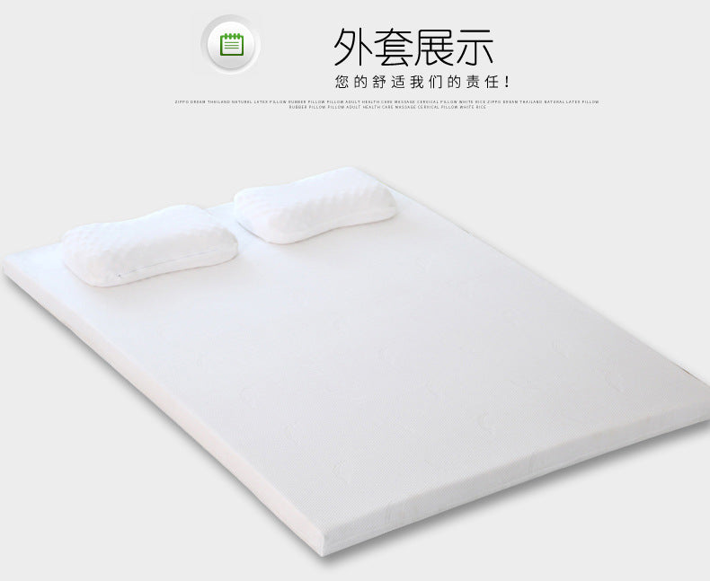 UVR High Quality 100% Natural Latex Tatami Mattress Slow Rebound Hotel Special Single Double Mattress With White Inner Cover