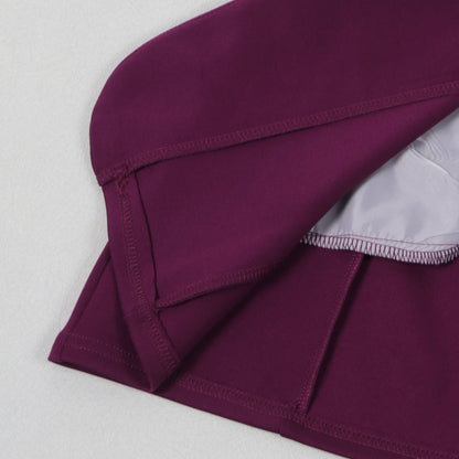 CM.YAYA Conjunto de dos piezas de chaqueta de manga larga y pantalón ancho para mujer, con empalme de perlas, para invierno y otoño de 2024