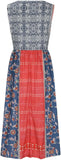 Europe and the United States 2024 spring and summer new print sleeveless pullover dress women casual plus-size dress
