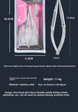 Russian Dovetail Scissors Beauty Nail Nail Removal Dead Skin Nail Barbs Curved StainlessSteel Spring Dead Skin Scissors