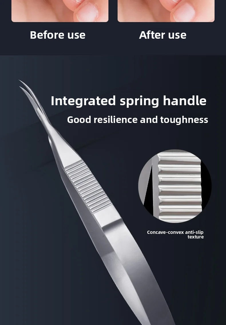 Russian Dovetail Scissors Beauty Nail Nail Removal Dead Skin Nail Barbs Curved StainlessSteel Spring Dead Skin Scissors