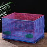 Mesh Bird Cage Cover Shell Skirt Net Easy Cleaning Catcher Guard Bird Cage Stretchy Mesh Parrot Bird Cage Net Jaula Para Pajaros