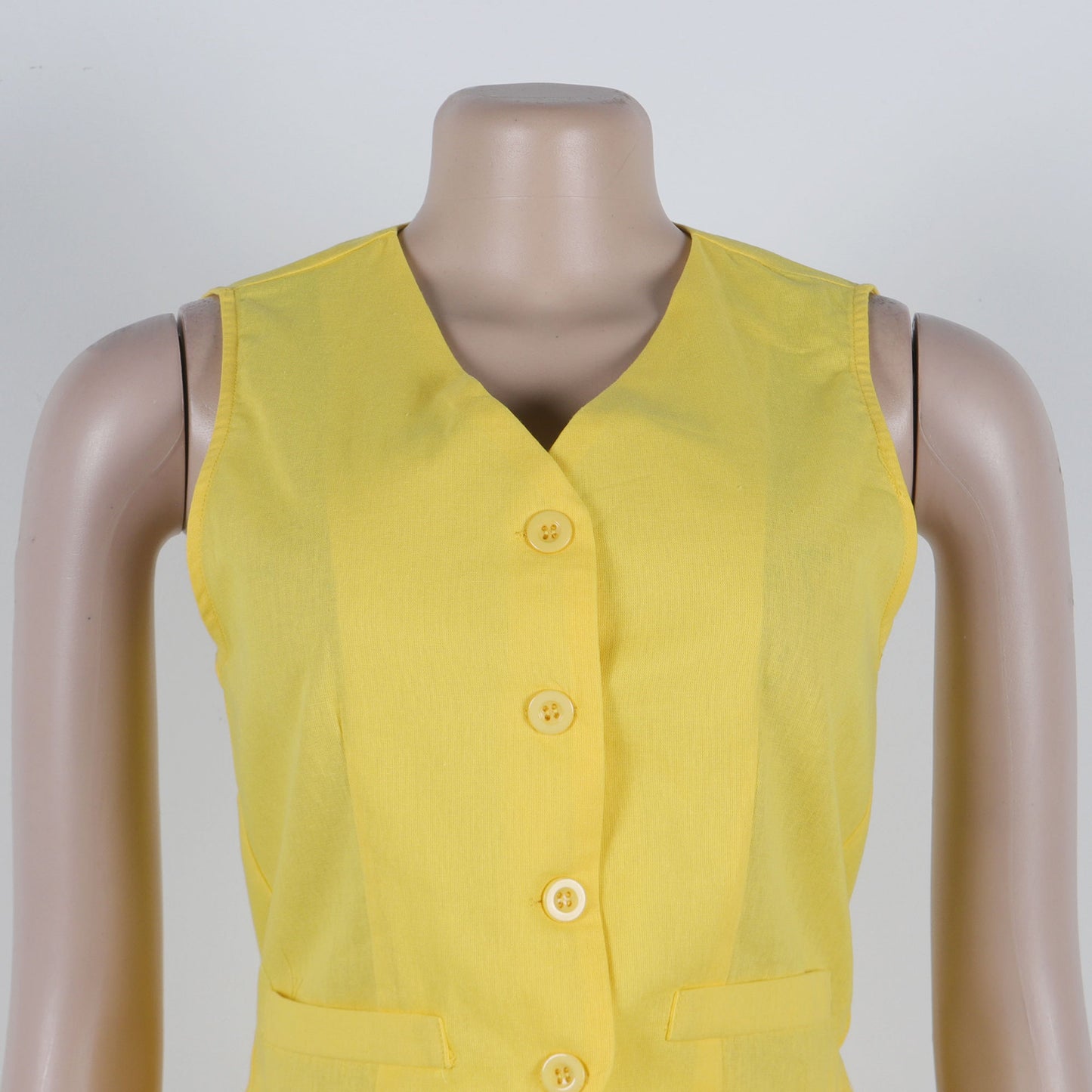 CM.YAYA Street Women's Set Sleeveless Button Fly Vest Shirt and Wide Leg Pants Elegant 2024 Fall Fashion Two 2-Piece Set Outfits