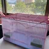Mesh Bird Cage Cover Shell Skirt Net Easy Cleaning Catcher Guard Bird Cage Stretchy Mesh Parrot Bird Cage Net Jaula Para Pajaros
