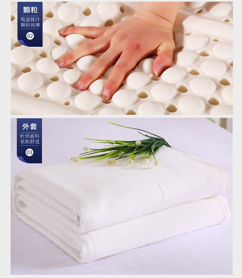 UVR High Quality 100% Natural Latex Tatami Mattress Slow Rebound Hotel Special Single Double Mattress With White Inner Cover
