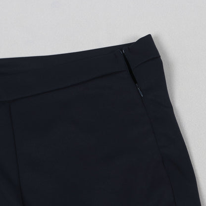 CM.YAYA Conjunto de dos piezas de chaqueta de manga larga y pantalón ancho para mujer, con empalme de perlas, para invierno y otoño de 2024