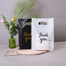 Thank You Plastic Gift Bags, Wedding, Birthday, Guest, Gift Wrap, Small Business, Candy, Pastry Store Packaging, 100 Pcs, 50 Pcs, 10Pcs 