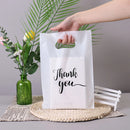 Thank You Plastic Gift Bags, Wedding, Birthday, Guest, Gift Wrap, Small Business, Candy, Pastry Store Packaging, 100 Pcs, 50 Pcs, 10Pcs 