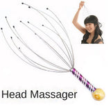 Extractor de pulpo para cuero cabelludo, masajeador de cabeza, rascador de pulpo, extractor de alma para cabello sano 