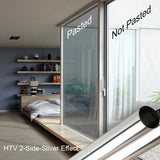 Película de espejo unidireccional para ventanas, vinilo autoadhesivo reflectante solar, pegatina plateada para vidrio, tinte de privacidad para ventanas del hogar, 2 m, 3 m, 5 m 