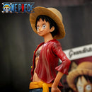One piece anime figure, 28cm, uma peça, sorriso, rosto, luffy, rosto, boneca, estatueta de ação, modelo, brinquedos kits