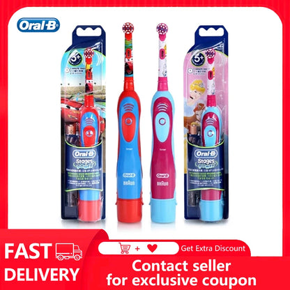 Recambio de cabezales de repuesto para cepillo de dientes eléctrico Oral B EB10 Kids, con cerdas suaves y cabezal redondo pequeño, ideal para limpieza dental de Spiderman y Frozen.