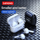 Original Lenovo LP40 Bluetooth Earphone 5.0 HiFi Immersive Sound TWS with Mic Touch Control for Long Standby Time Motion 