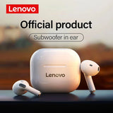 Original Lenovo LP40 Bluetooth Earphone 5.0 HiFi Immersive Sound TWS with Mic Touch Control for Long Standby Time Motion 