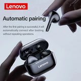 Original Lenovo LP40 Bluetooth Earphone 5.0 HiFi Immersive Sound TWS with Mic Touch Control for Long Standby Time Motion 