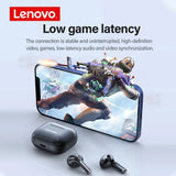 Original Lenovo LP40 Bluetooth Earphone 5.0 HiFi Immersive Sound TWS with Mic Touch Control for Long Standby Time Motion 
