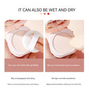 Oil Control Setting Powder, Makeup Setting, Brightening Skin Tone Setting Powder with Mirror, Compact Portable Makeup Powder 