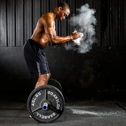 Pó de magnésio para levantamento de peso para crossfit e musculação, Gym Haltere, Halterofilismo, Equipamento powerlifting, Pó