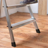 Almohadillas de goma para escalones plegables, escaleras extensibles, protectores de patas y almohadillas para sillas (4 unidades) 