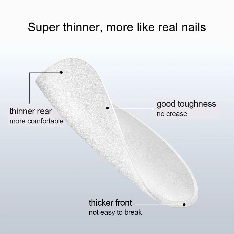 PINPAI-Matte Nails, Almond Coffin Nail Tips, Full Cover, Matte Artificial Nail, Soft Gel Tips, T Shape, 420Pcs 