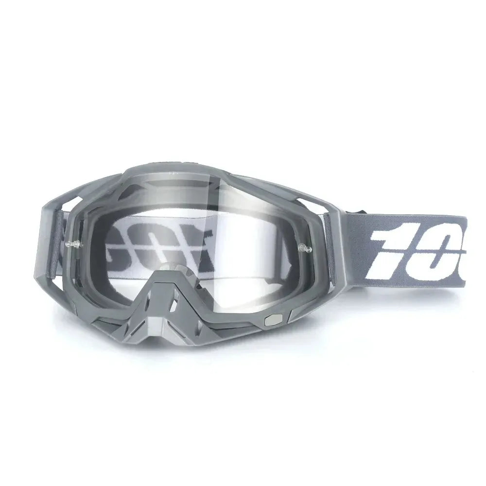 PITSCOTTFOX100 Windproof Motorcycle Goggles for Men and Women, Dustproof, Motocross, Racing, Cycling, Skiing, Best Selling 