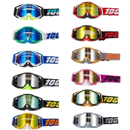 Gafas de moto PITSCOTTFOX100 a prueba de viento para hombre y mujer, resistentes al polvo, para motocross, carreras, ciclismo y esquí. ¡Las más vendidas! 