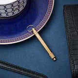 Portable Titanium Toothpicks Brass Pocket Keychain Metal Toothpick Holder for Outdoor Picnic Camping Accessories 