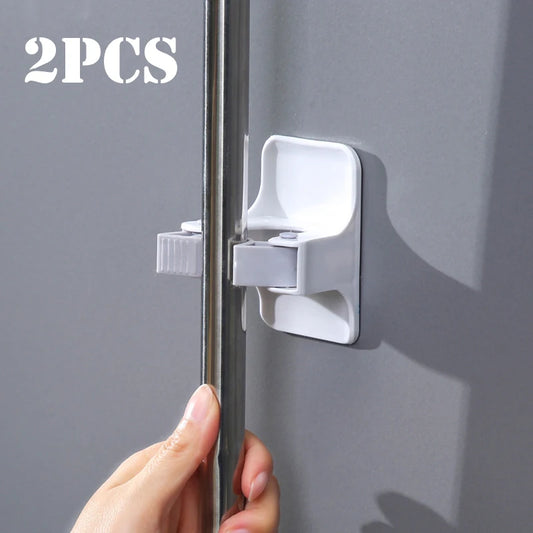 Organizador de escobas y trapeadores de pared para el hogar y la cocina, 1 o 2 piezas 