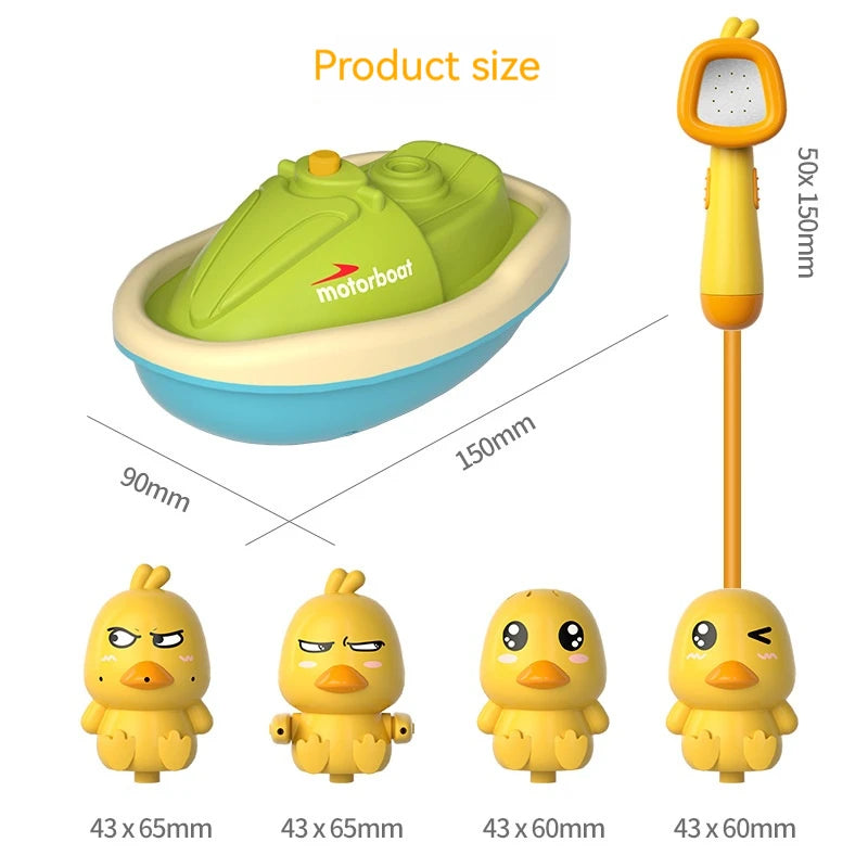 Electric Water Spray Duck for Kids, Cute Bathroom Bath Toys, Baby Bath Toys, Shower Baths, Interactive Gifts for Boys and Girls 