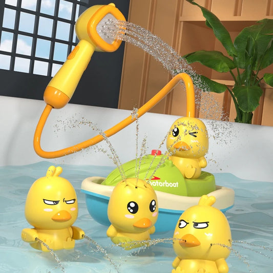 Pato elétrico do pulverizador da água para crianças, Brinquedos bonitos do banho do banheiro, Brinquedos do banho do bebê, Banheiras de chuveiro, Presentes interativos para meninos e meninas