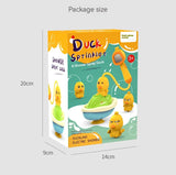 Pato eléctrico con rociador de agua para niños, lindos juguetes de baño para bebés, bañeras de ducha, regalos interactivos para niños y niñas. 