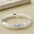 Peacock Opening Bracelet for Women, 925 Sterling Silver, Elegant Bracelets, Wedding Party Accessories, Jewelry Gift, Fashion, New 