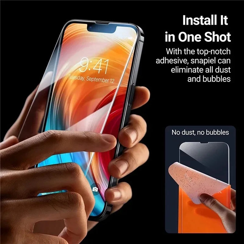 1-5pcs Tempered Glass Protective Glass Film For iPhone 16 15 14 13 12 11 Pro Max For iPhone 7 8 SE X XS XR 