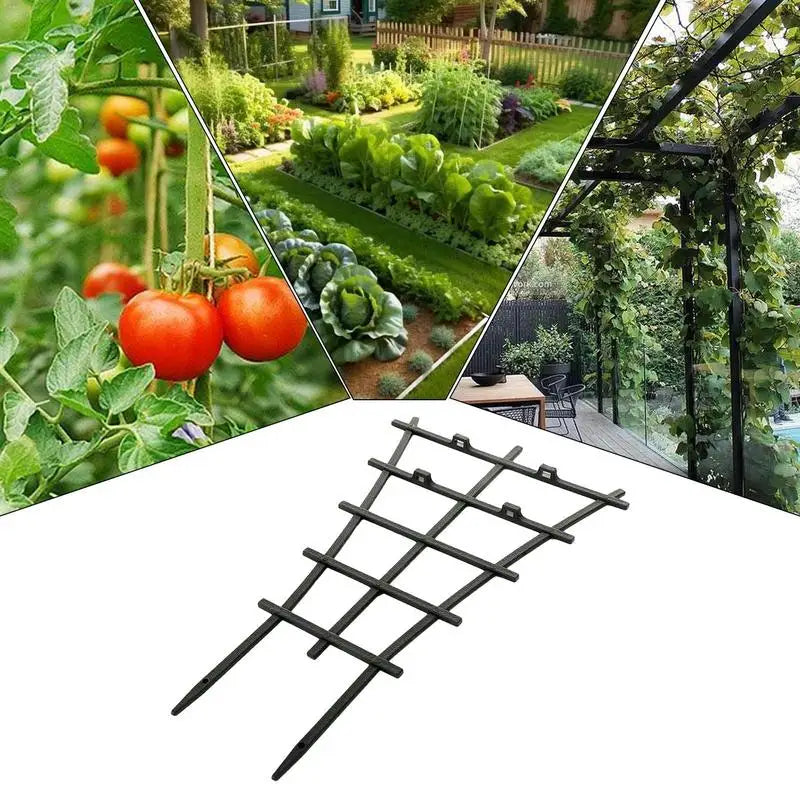 Pequena treliça empilhável interna para crescimento de plantas, Treliça para plantas escaladas, Crescimento familiar, 8PCs