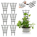 Pequena treliça empilhável interna para crescimento de plantas, Treliça para plantas escaladas, Crescimento familiar, 8PCs