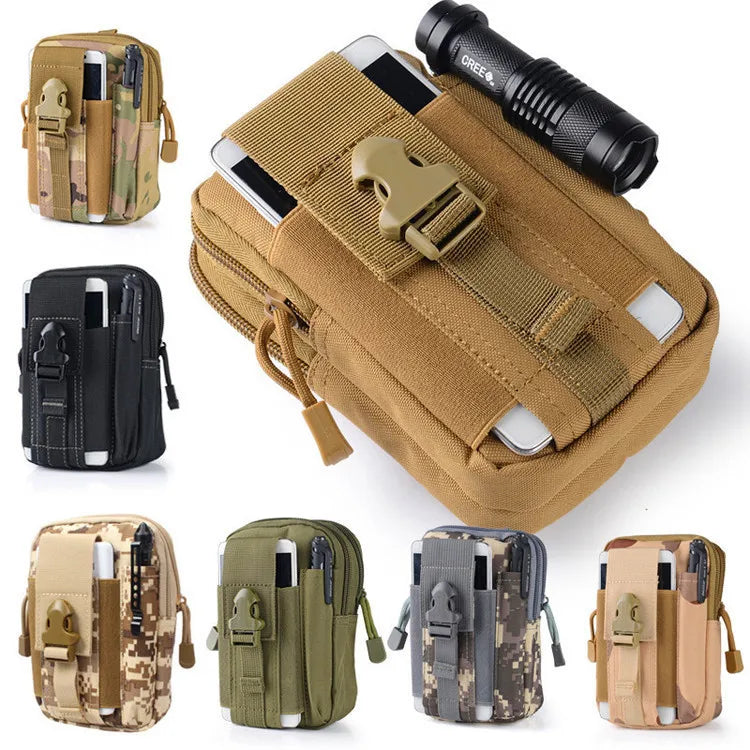 Pequeno bolso ferramenta de sobrevivência saco para homens, Molle bolsa, cinto, cintura pack, corrida, viagens, camping, caça, airsoft
