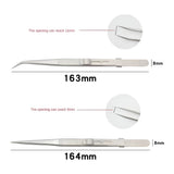Anti-static Stainless Steel Adjustable Tweezers, Slide Lock Tweezers, Jewelry Making Tool, Electronic Components Repair Tools 