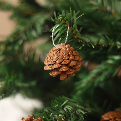 Pine Cones Ideal for Crafts, Wooden Pine Cones, Christmas Tree Decorations, Charming Christmas Decoration, Village N 