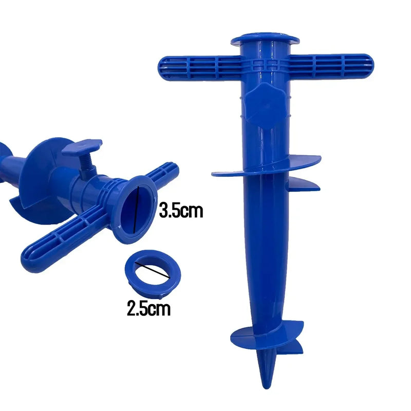 Plastic Beach Umbrella Base, Umbrella Plug, Floor, Fork Accessory, Insert, 1 Piece 