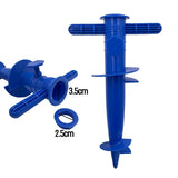 Plástico Praia Umbrella Base, Umbrella Plug, Piso, Garfo Acessório, Inserir, 1 Peça