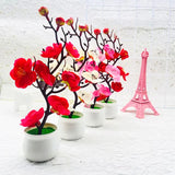 Artificial Plants Bonsai Small Tree, Simulation Pot, Fake Flowers, Potted Table Decorations, Home, Mother's Day, New 