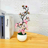 Artificial Plants Bonsai Small Tree, Simulation Pot, Fake Flowers, Potted Table Decorations, Home, Mother's Day, New 