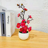 Artificial Plants Bonsai Small Tree, Simulation Pot, Fake Flowers, Potted Table Decorations, Home, Mother's Day, New 
