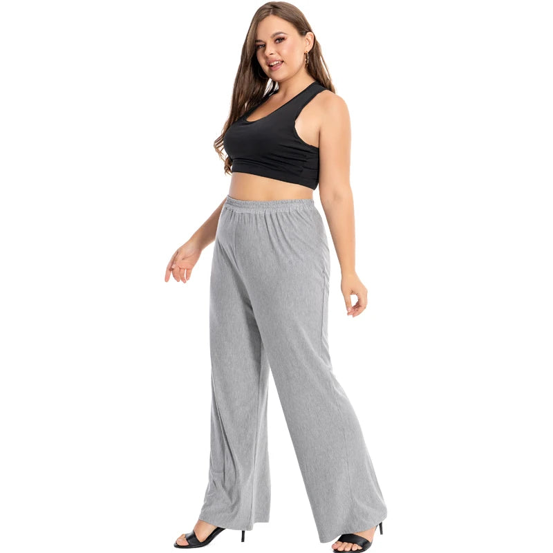 Plus size feminino lounge calças modal algodão confortável homewear solto perna larga pijamas calças xadrez 5xl 4xl xxxl preto rosa