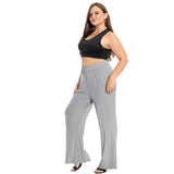 Plus size feminino lounge calças modal algodão confortável homewear solto perna larga pijamas calças xadrez 5xl 4xl xxxl preto rosa